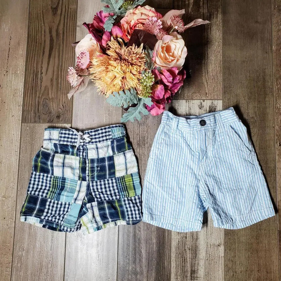 Gymboree Summer Baby Boy Shorts Bundle Size 12-18M EUC - Picture 1 of 11